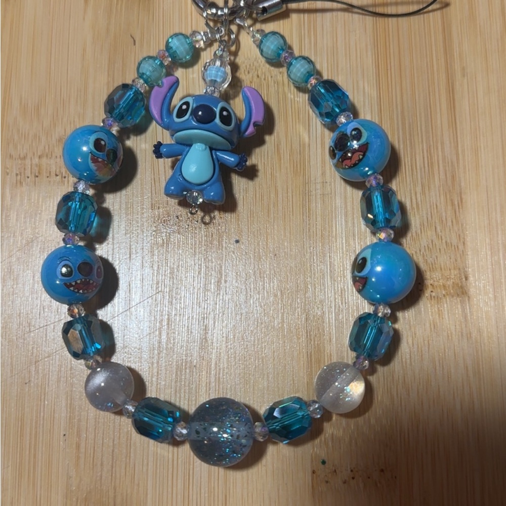 Stitch phone charm. Handcrafted!